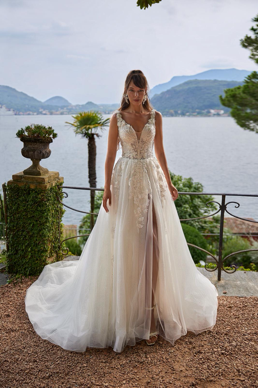 Amore Como Collection, Brautmode Berlin, Brautkleider Berlin, A-Linie Brautkleid,