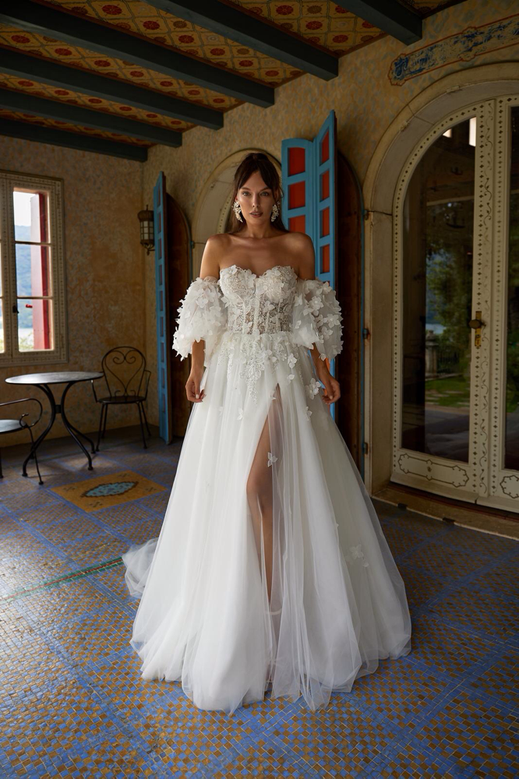 Amore Como Collection, Brautmode Berlin, Brautkleider Berlin, A-Linie Brautkleid,