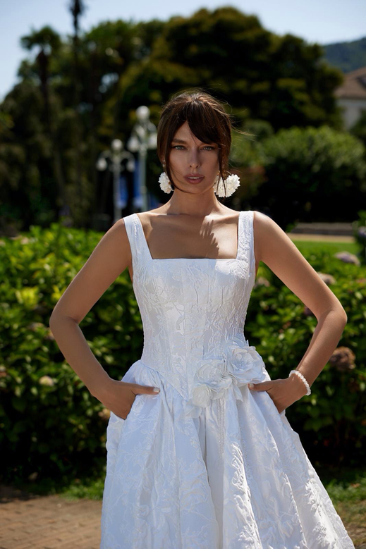 Amore Como Collection, Brautmode Berlin, Brautkleider Berlin, A-Linie Brautkleid,