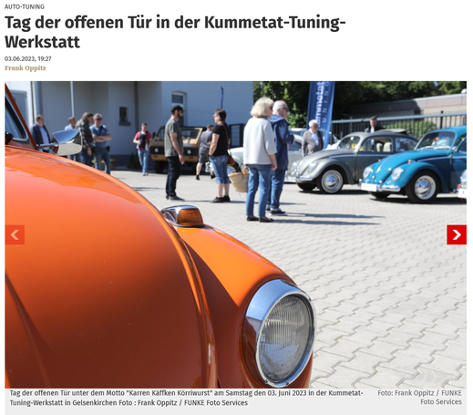 Kummetat Tuning - Kompetenz für luftgekühlte Volkswagen und Porsche (aka  Käfer Tuning Kummetat) - Kummetat Tuning