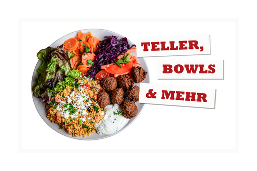 Vegane & vegetarische Bowls mit frischem Gemüse Falafel Halloumi oder Vöner – Veggie Bros Würzburg 