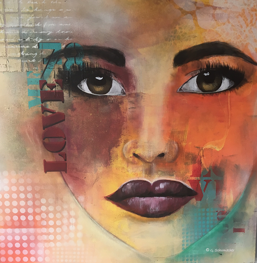 Face 1 Kunstatelier Gisela Schumacher