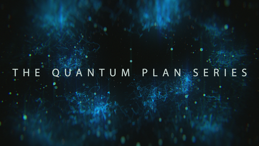 Titre en motion design de la série quantique The quantum Plan