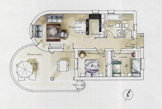 ARRIBA | BIS ZU 4 GÄSTE | 75 qm