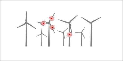Wuchtmessungen an Windkraftanalagen