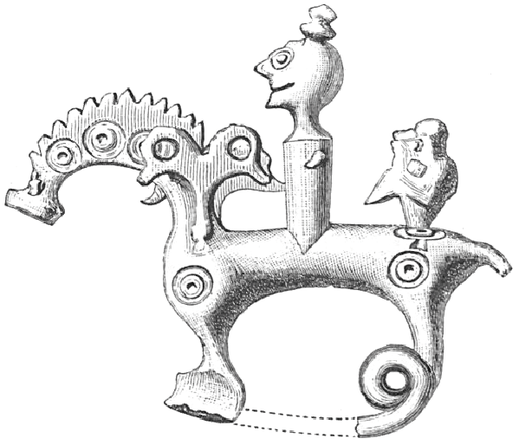 Fig. 981. Bronze. Found in the province of Bologna. Iron Age Period IV (550 - 400 BC) Italy.