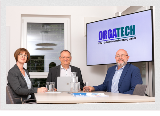 Team Orgatech im Bereich Persönlichkeitstraining Andrea Kraus, Wolfgang Oberchristl, Wolfgang Feichtinger, Team Orgatech