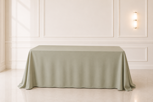 Tischdecke salbei grün mieten