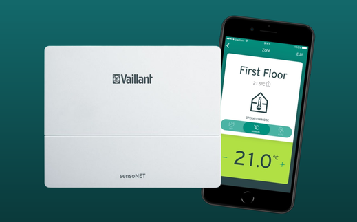 Termostato wifi Vaillant Sensonet abbinato all'app SensoNet a Torino