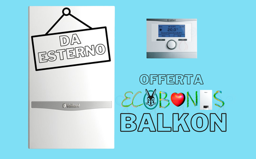 Preventivo caldaia a condensazione Ecobalkon Plus a Torino con sconto in fattura. Prezzo compreso di cessione del credito d'imposta.