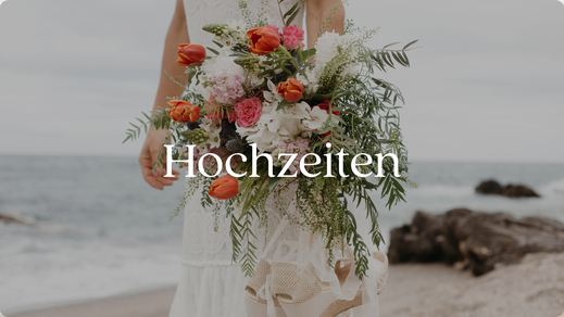 Hochzeiten SH, Eventfloristik Kiel, Eventdesign Schleswig-Holstein, Brautstrauß
