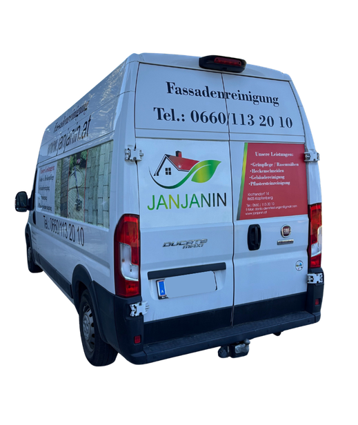 Foto des Transporters des Unternehmens Janjanin.