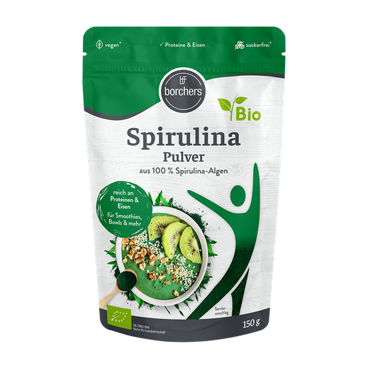borchers Spirulina Pulver 150 g im Standbeutel