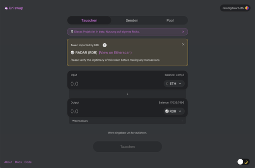 Uniswap Interface