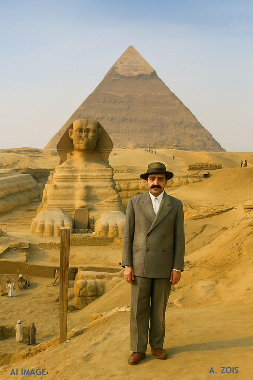 This is an AI generated image based on the actual photo taken. Produced by Anthony Zois.