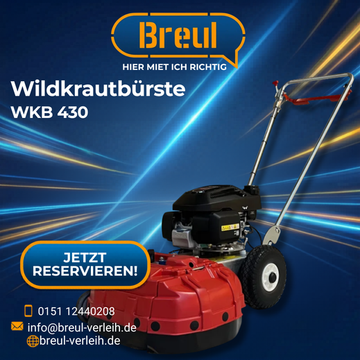Wildkrautbürste WKB 430 mieten