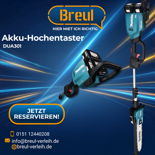 Makita Akku-Hochentaster DUA301 mieten