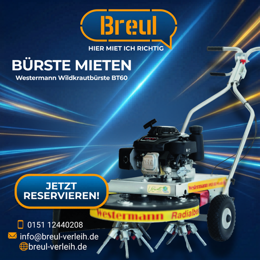 Westermann Wildkrautbürste BT60 mieten