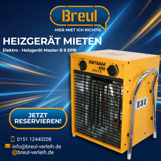 Elektro-Heizgerät Master B 9 EPB mieten