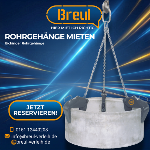 Eichinger Rohrgehänge mieten