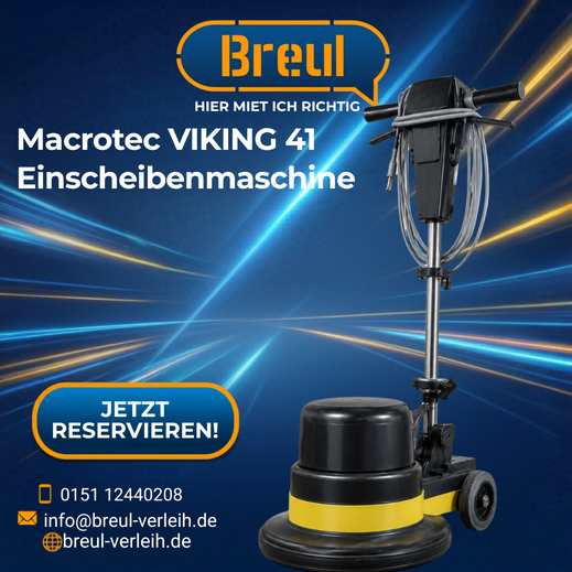 Bodenschleifer Einscheibenmaschine mieten
