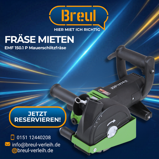 Mauerschlitzfräse EMF 150.1 P mieten