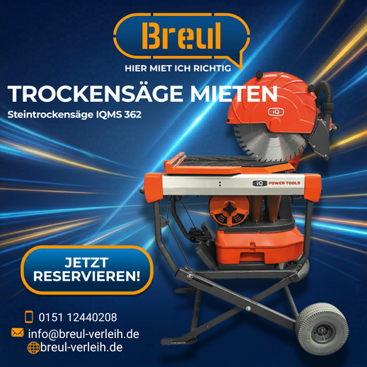 Steintrockensäge IQMS 362 mieten