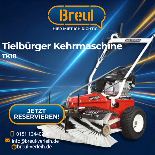 Tielbürger Kehrmaschine TK18 mieten