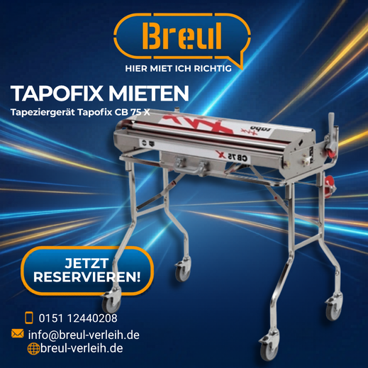 Tapofix CB 75 X Tapeziergerät mieten