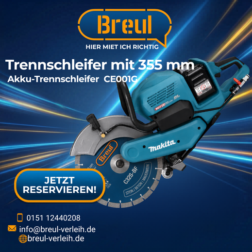 Makita Akku-Trennschleifer CE001G mieten