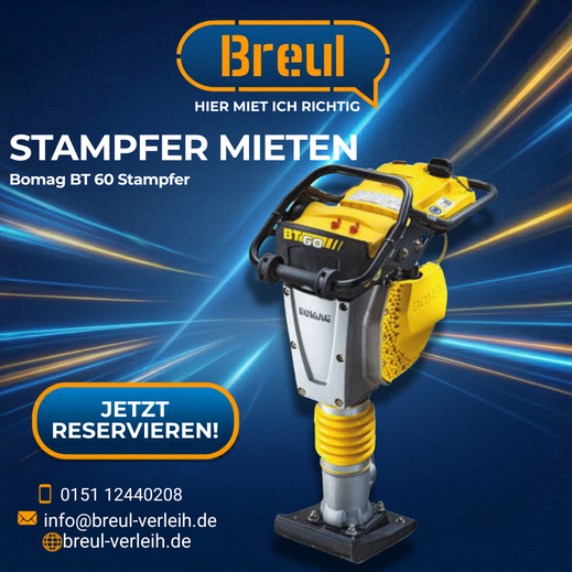 Bomag BT 60 Rüttelstampfer mieten