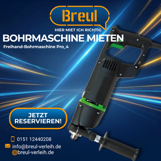 Freihand-Bohrmaschine Pro 4 mieten