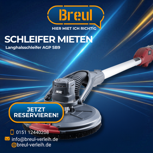 Langhalsschleifer AGP SB9 mieten