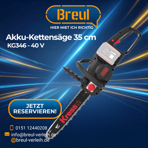 Kress Akku-Kettensäge KG346 mieten