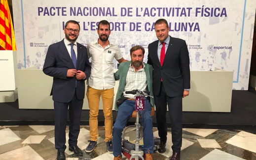 Amb Gerard Figueras, César Leon i Antoni Reig