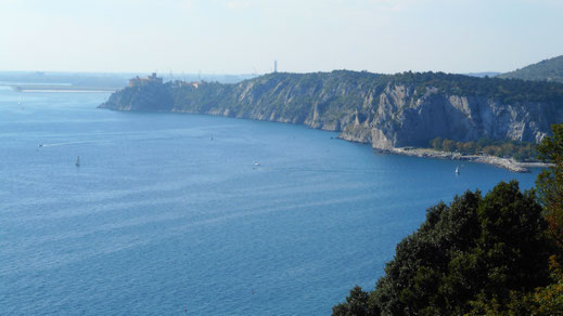 Am Ende der Landzunge: Schloss Duino