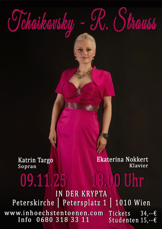 Tchaikovsky – R. Strauss - Katrin Targo &  Ekaterina Nokkert   in der KRYPTA
