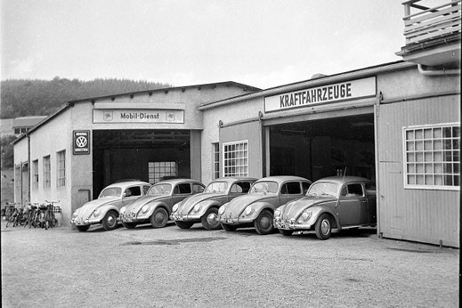 Der VW Käfer: Verkaufsschlager am Standort der Firma Paul Arens in Eslohe