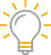 Icon einer Glühbirne