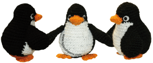 pingüino en crochet - amigurumi penguin
