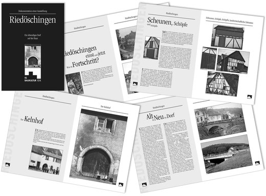 Bildband für "IG BAUKULTUR EV" über Riedöschingen; 88 Seiten + Umschlag, Din A4