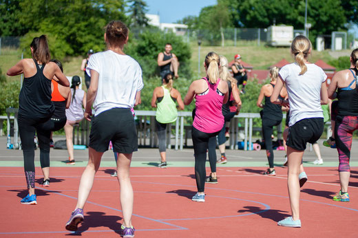 people doing zumba