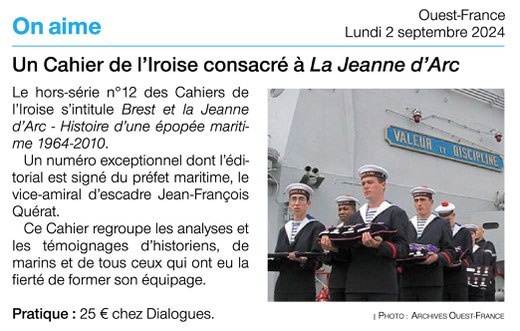 Ouest-France, 2 septembre 2024