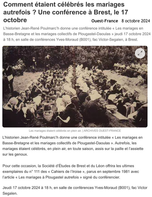 Ouest-France, 8 octobre 2024