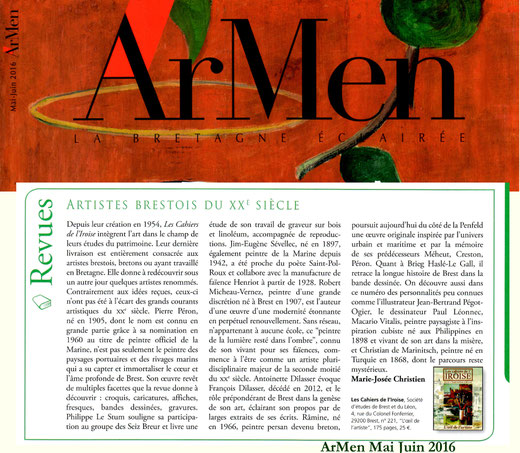 ArMen n° 212, mai-juin 2016