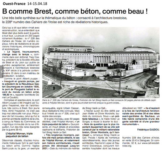 Ouest-France, 14-15 avril 2018