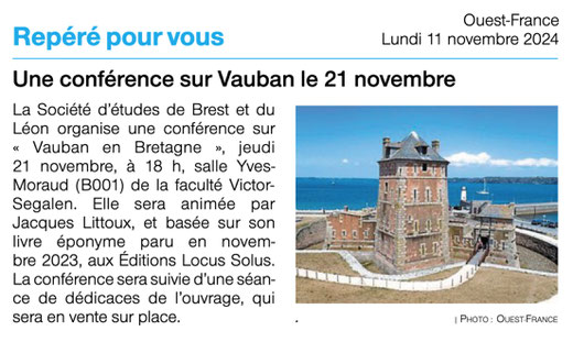 Ouest-France, 11 novembre 2024