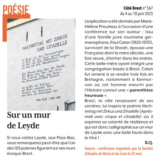 Côté Brest n° 567, 4 juin 2025