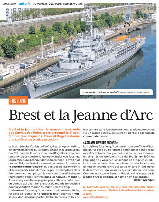 Côté Brest, 2 octobre 2024