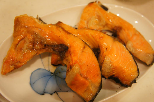 鮭のハラミ焼き